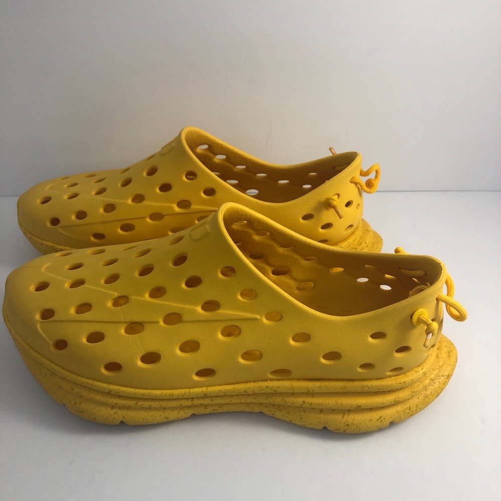 Kane Revive Recovery shoe yellow lemon speckle unisex size M9 W 11